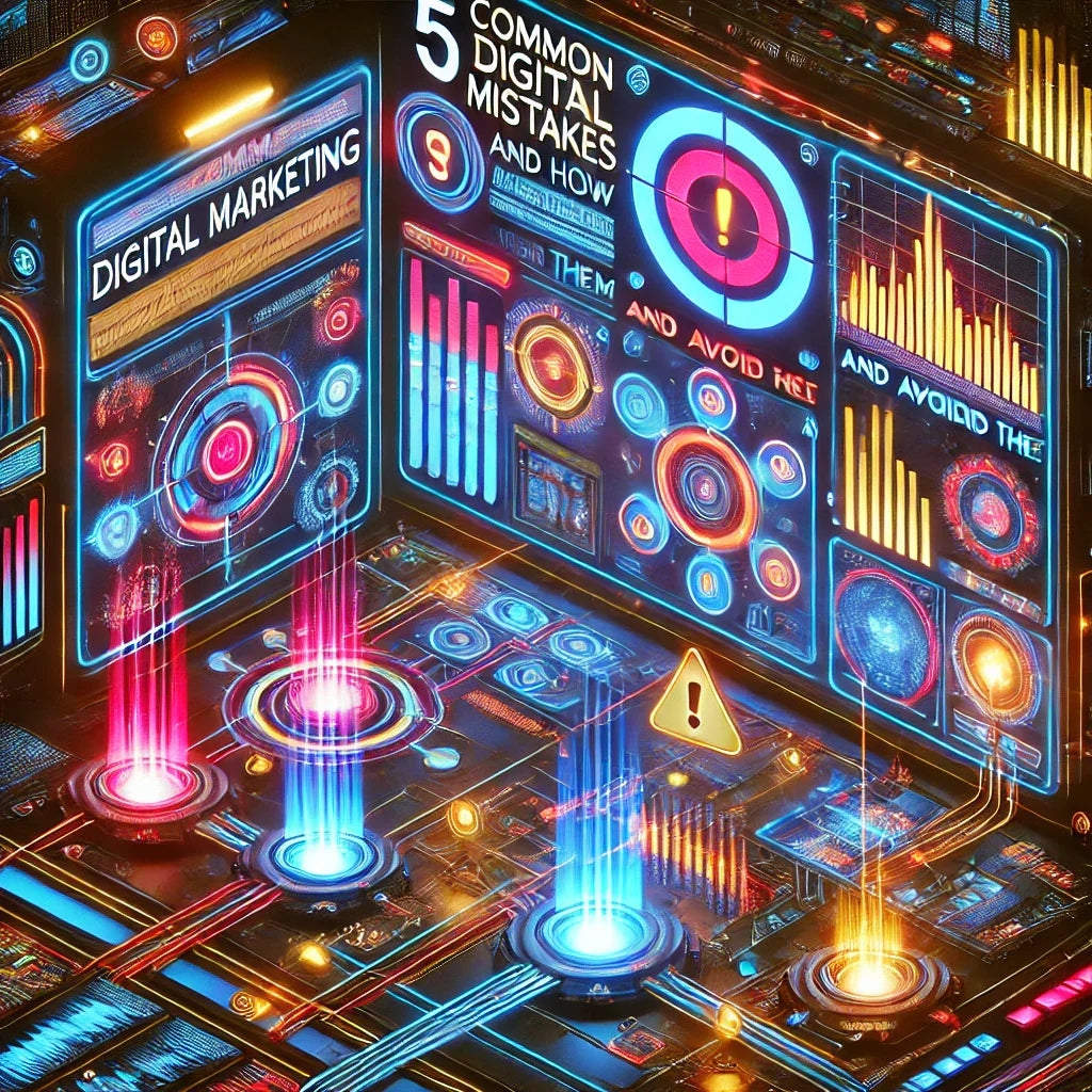 5 Errori Comuni nel Marketing Digitale e Come Evitarli